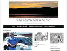 Tablet Screenshot of mattawaareanews.com